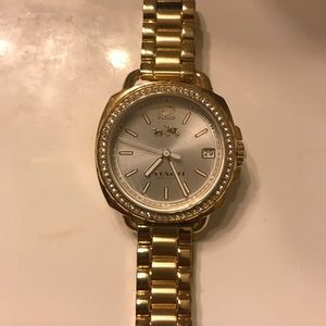 COACH gold watch